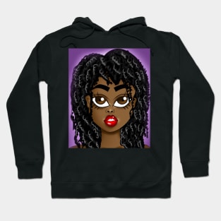 cute brown skin girl Hoodie